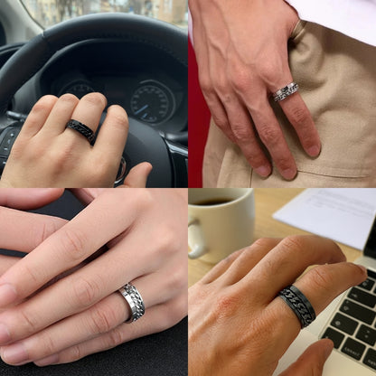 Anillo Atlas Giratorio Hombre : Control estrés y ansiedad
