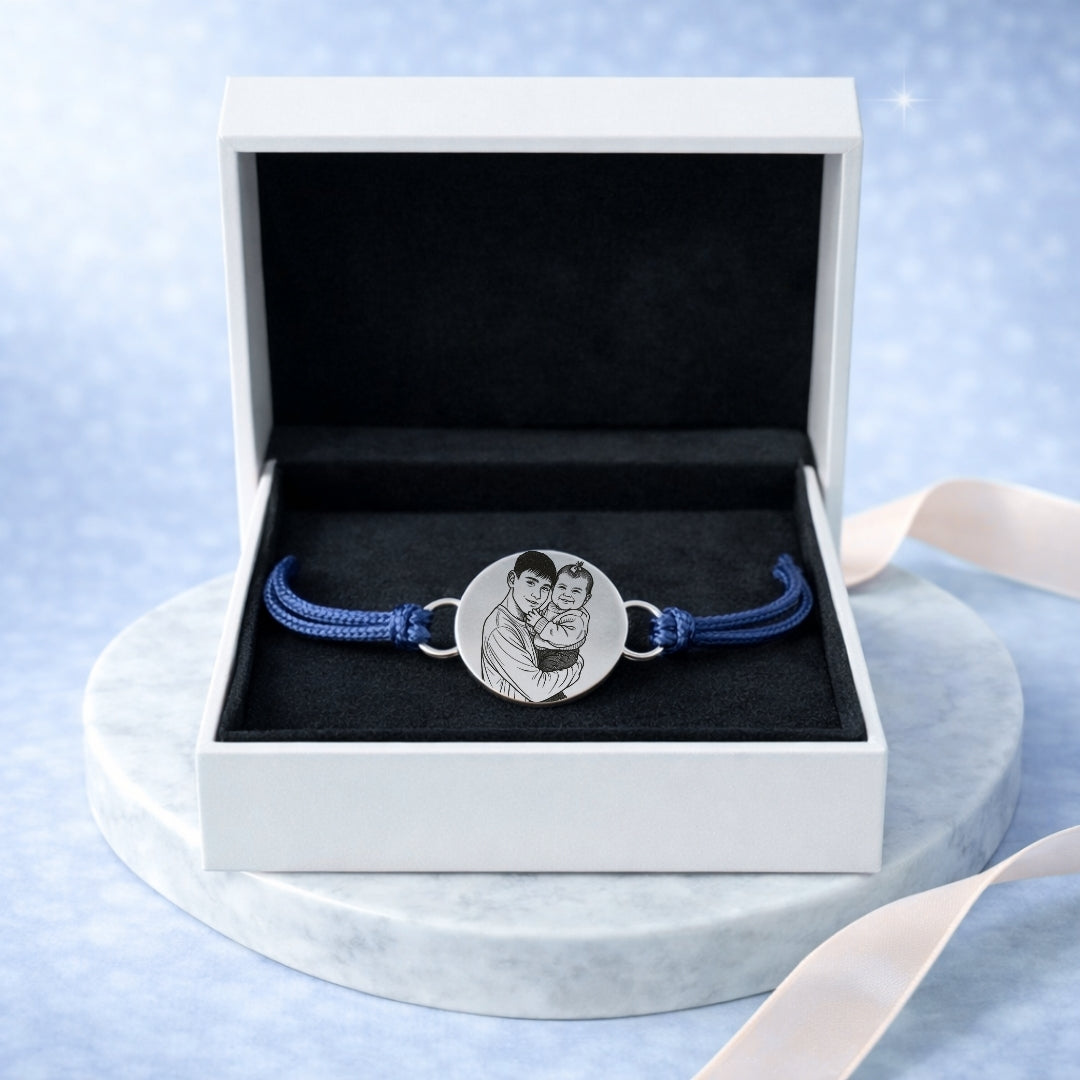 Pulsera de Hilo Personalizada + Foto Polaroid Gratis 🌟 | Amor del Bueno 💘