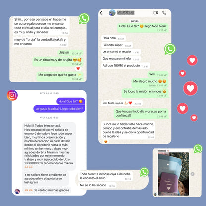 Feliz Cumpleaños: Caja ritual de cierre de ciclo con joya grabada 🎂
