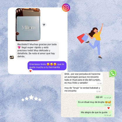 Feliz Cumpleaños: Caja ritual de cierre de ciclo con joya personalizada 🎂