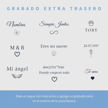 Llavero Madera Circular Personalizado + Foto Polaroid Gratis 🌟