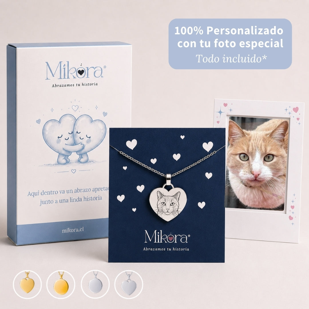 Collar Grabado con la foto de tu Michi Fiel 🐱