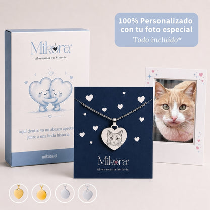 Collar Grabado con la foto de tu Michi Fiel 🐱
