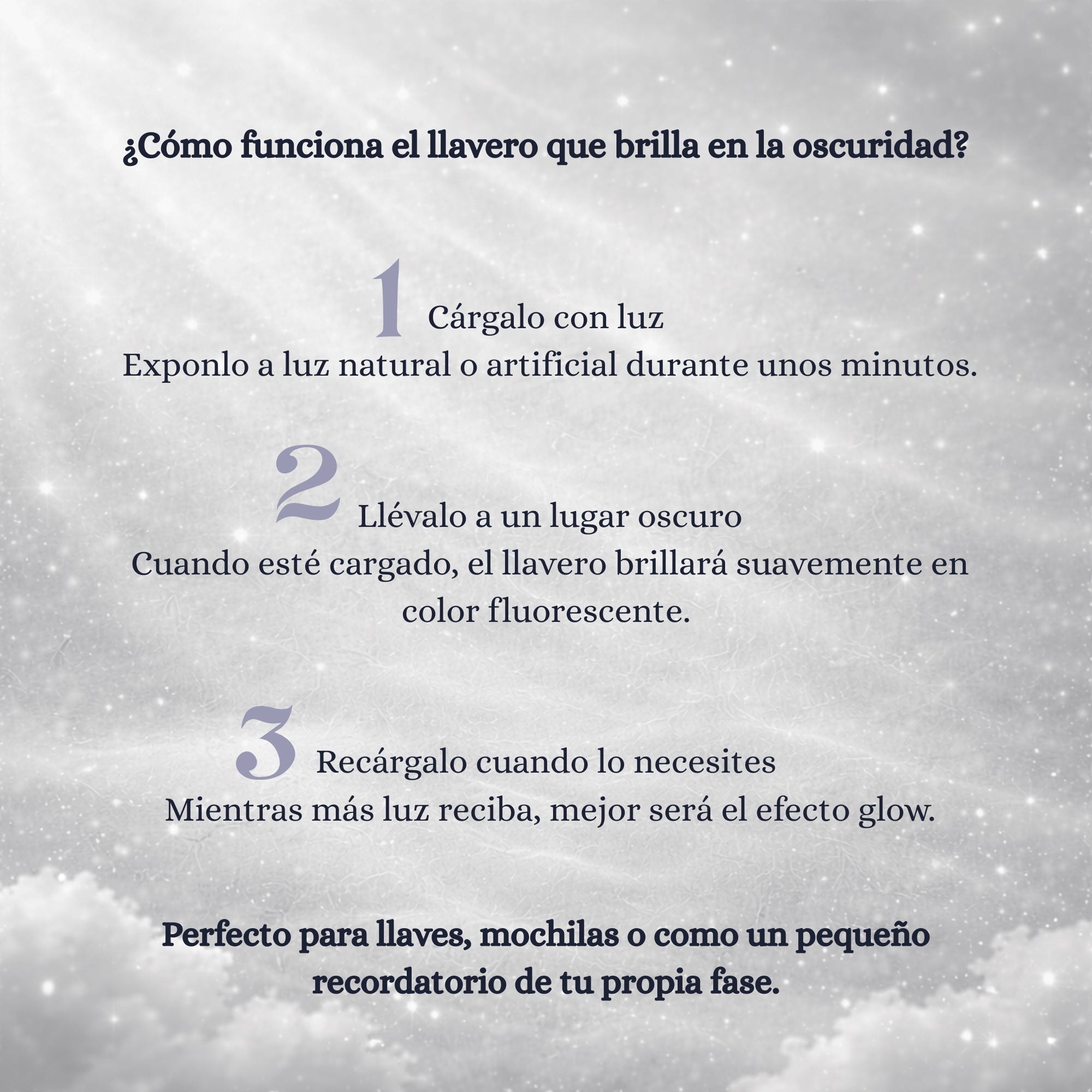1+1 GRATIS 🎁 Pack 2 Llaveros Luna Luminosa | Para compartir con tu persona especial 🌝