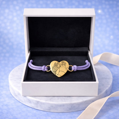 Pulsera de Hilo Personalizada + Foto Polaroid Gratis 🌟 | Abuelita te amo 💘