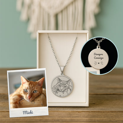 Collar Recuerdo Grabado | Mi Amigo Fiel ✨