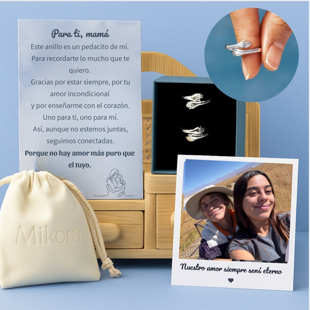 Un Abrazo para Siempre | Anillos Mamá e Hija 💖👩‍👧