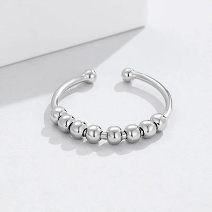Anillo Bolitas Ajustable: Alivia tu estrés y ansiedad 🧘‍♀️