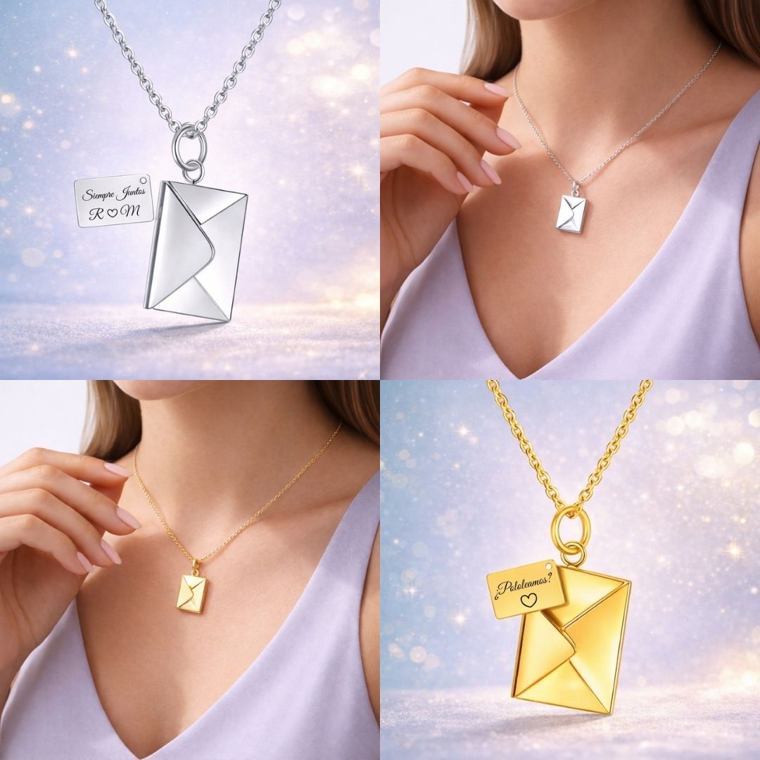 Collar Carta de Amor Personalizado 💌