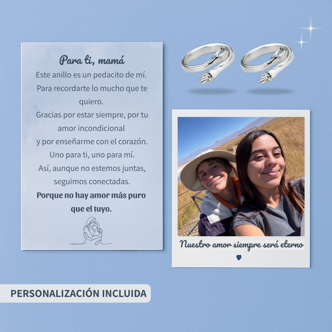 Un Abrazo para Siempre | Anillos Mamá e Hija 💖👩‍👧