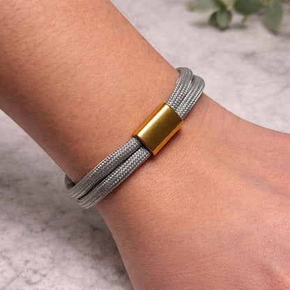 Pulsera Marinera Gris con Grabado Gratis