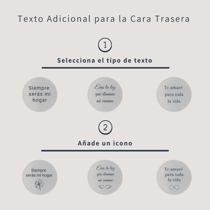 Llavero Grabado Redondo | Recuerdos que vuelven al corazón ✨
