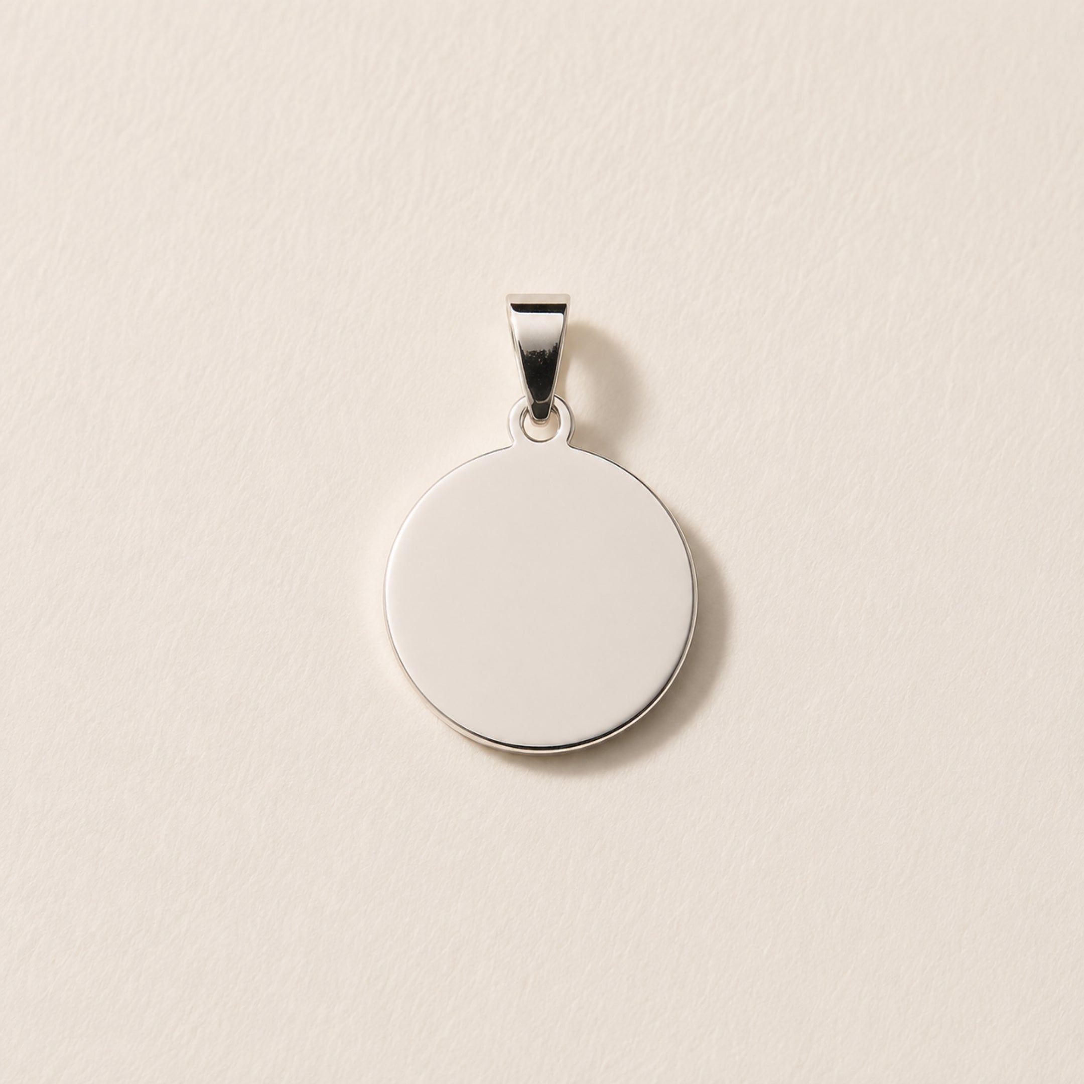 Dije Personalizado Circular 15mm | Plata Ley 925