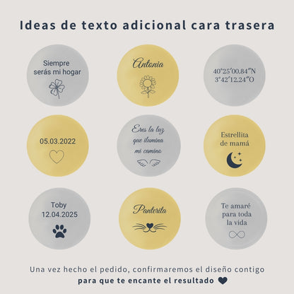 Llavero Grabado Redondo | Recuerdos que vuelven al corazón ✨