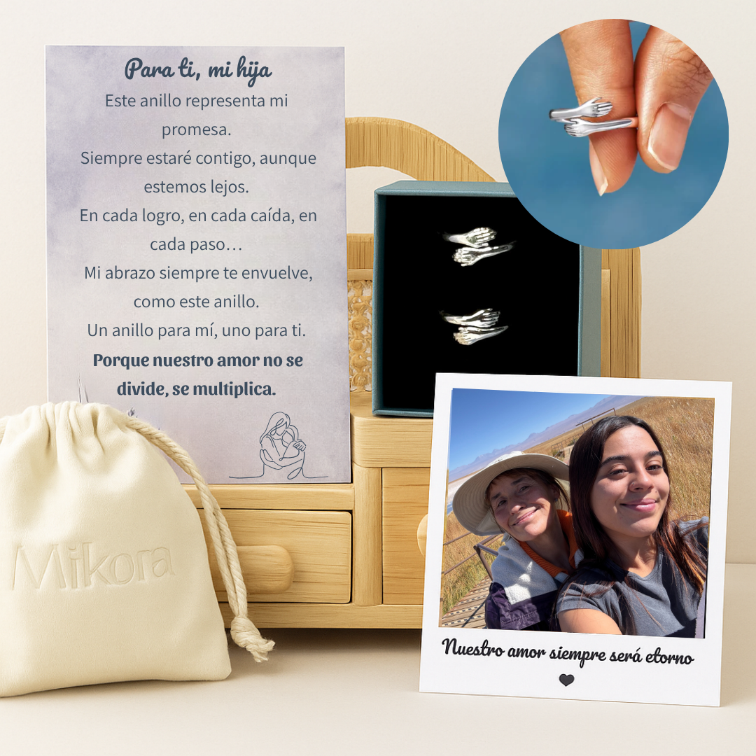 Un Abrazo para Siempre | Anillos Mamá e Hija 💖👩‍👧
