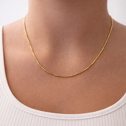 Cadena Barcelona de Plata 925 con Baño en Oro 18K | 45 cm ✨