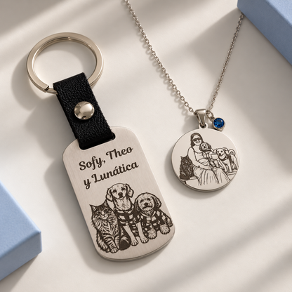 Collar personalizado + Llavero personalizado GRATIS HOY 💝