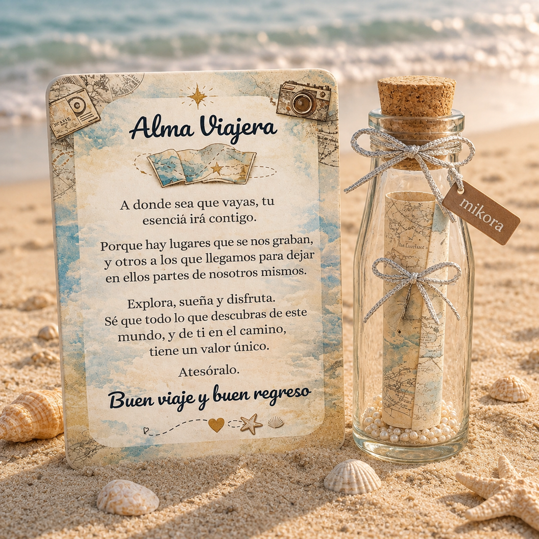 Carta en Botella │ Alma Viajera 👜