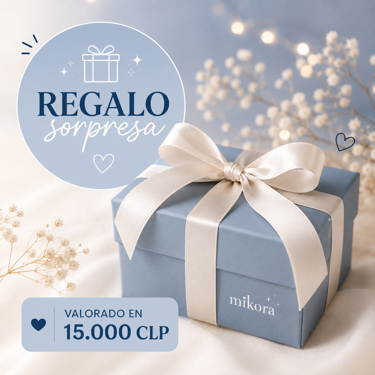 Regalo Sorpresa valorado en 15.000 CLP 🎀
