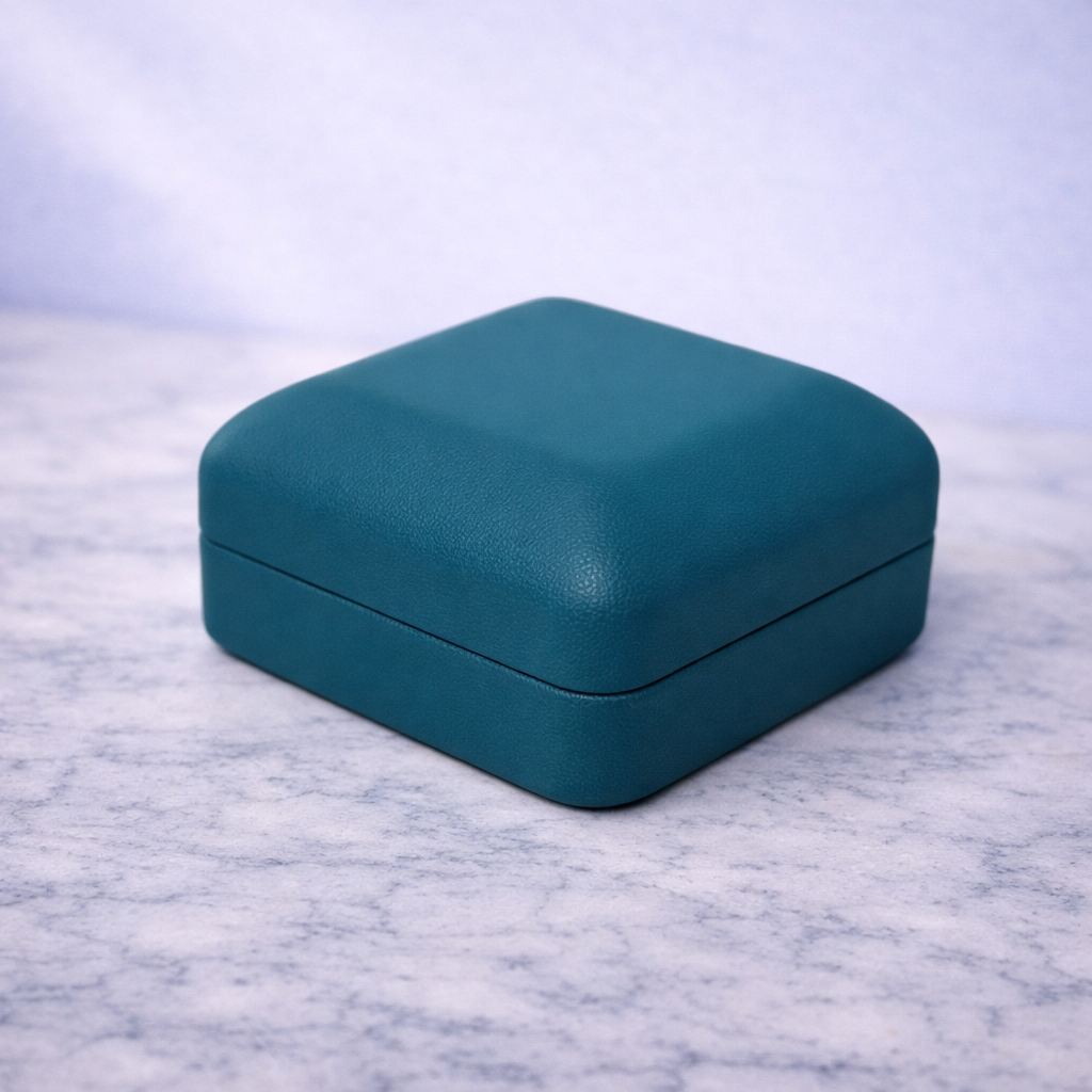 Caja Joya Premium Azul Agua | Calma que Envuelve 🧜‍♀️✨