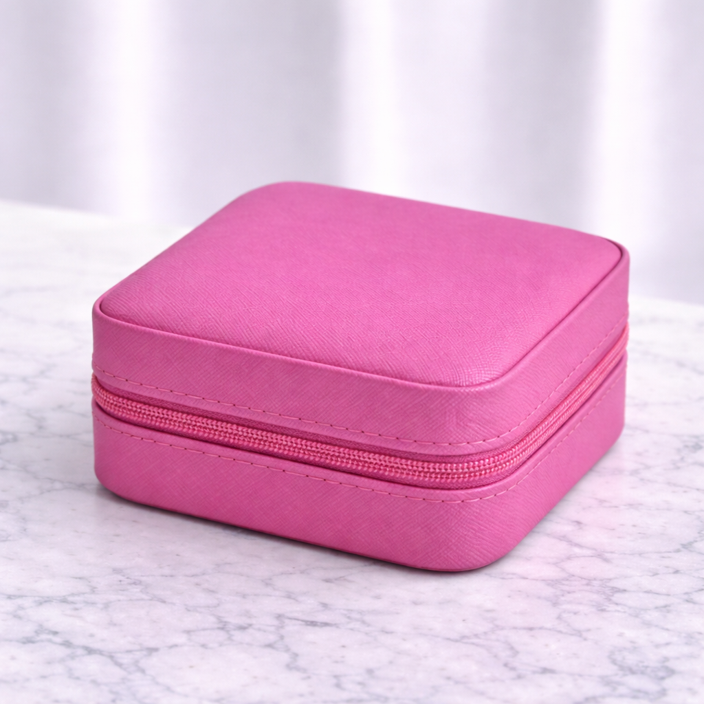Joyero Cuadrado Fucsia | Energía que Destaca 💖✨