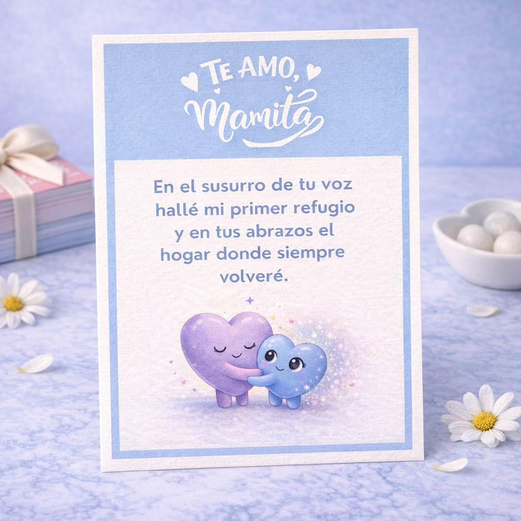Tarjetón Te Amo Mamita | Palabras que Siempre Vuelven 💗✨