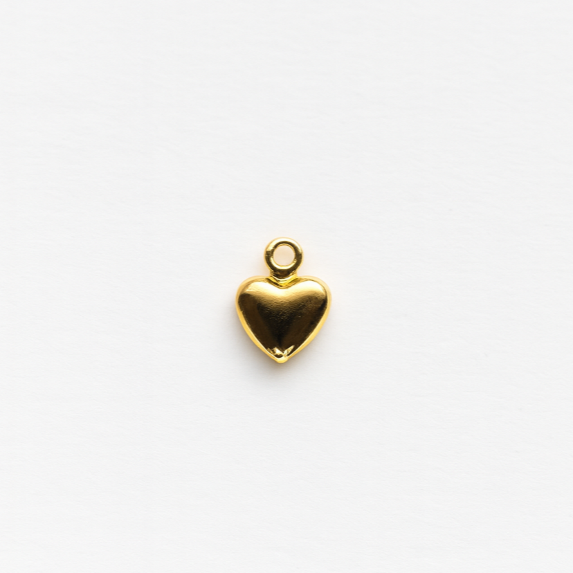 Mini Dije Corazón en Oro 14k | Mikora
