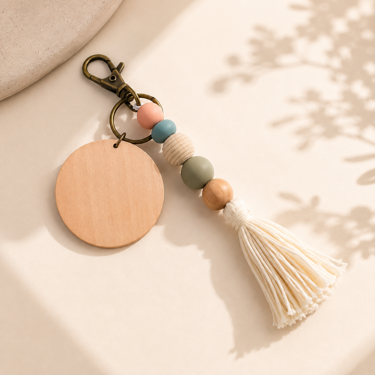 Llavero Personalizado de Madera Andes