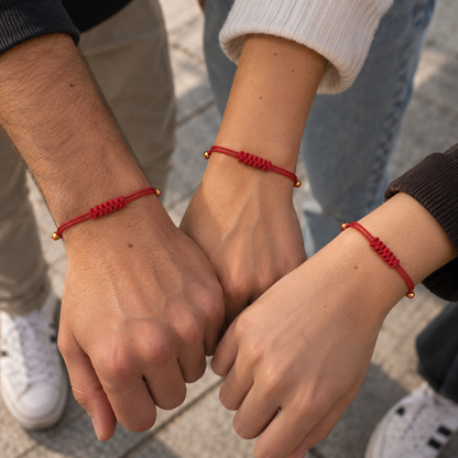 Pulseras Hilo Rojo 7 Nudos | Protección, Equilibrio y Unión