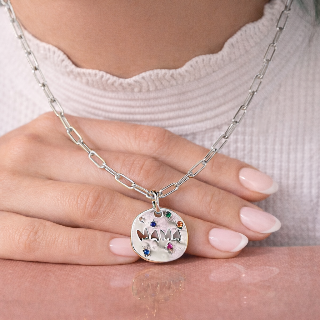 Collar Mamá Plateado