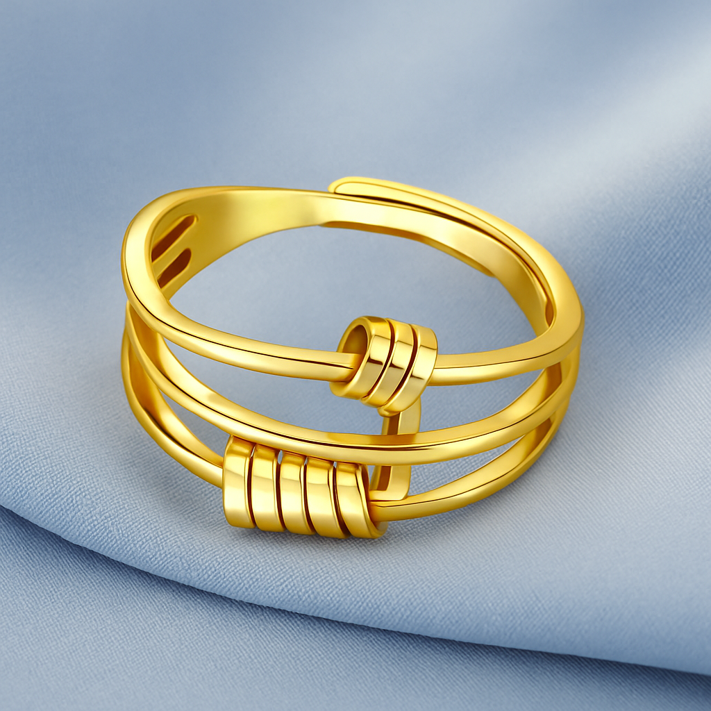 Anillo Bolitas Ajustable: Alivia tu estrés y ansiedad 🧘‍♀️