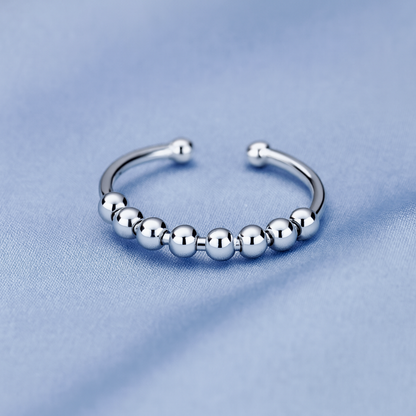 Anillo Bolitas Ajustable: Alivia tu estrés y ansiedad 🧘‍♀️