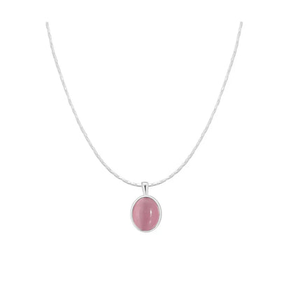 Collar Piedra Luna Plata Ley 925 | Amor Sereno 🌙