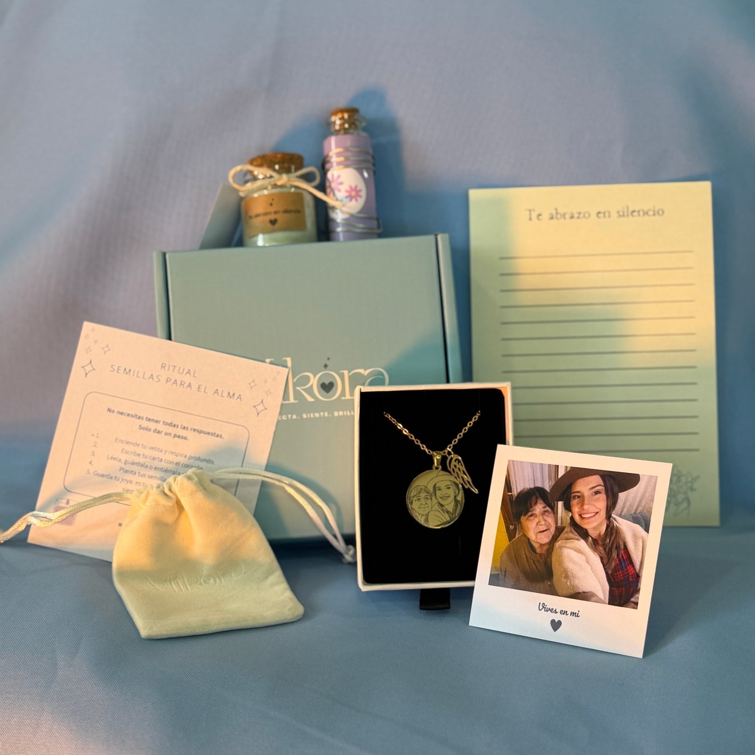 Collar Grabado Personalizado | Lleva a Tus Abuelitos Siempre Contigo ✨