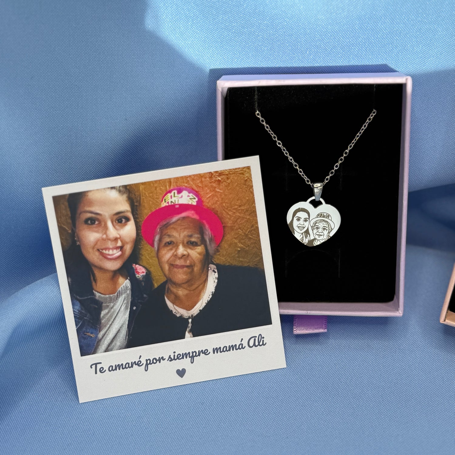 Collar Grabado Personalizado | Lleva a Tus Abuelitos Siempre Contigo ✨