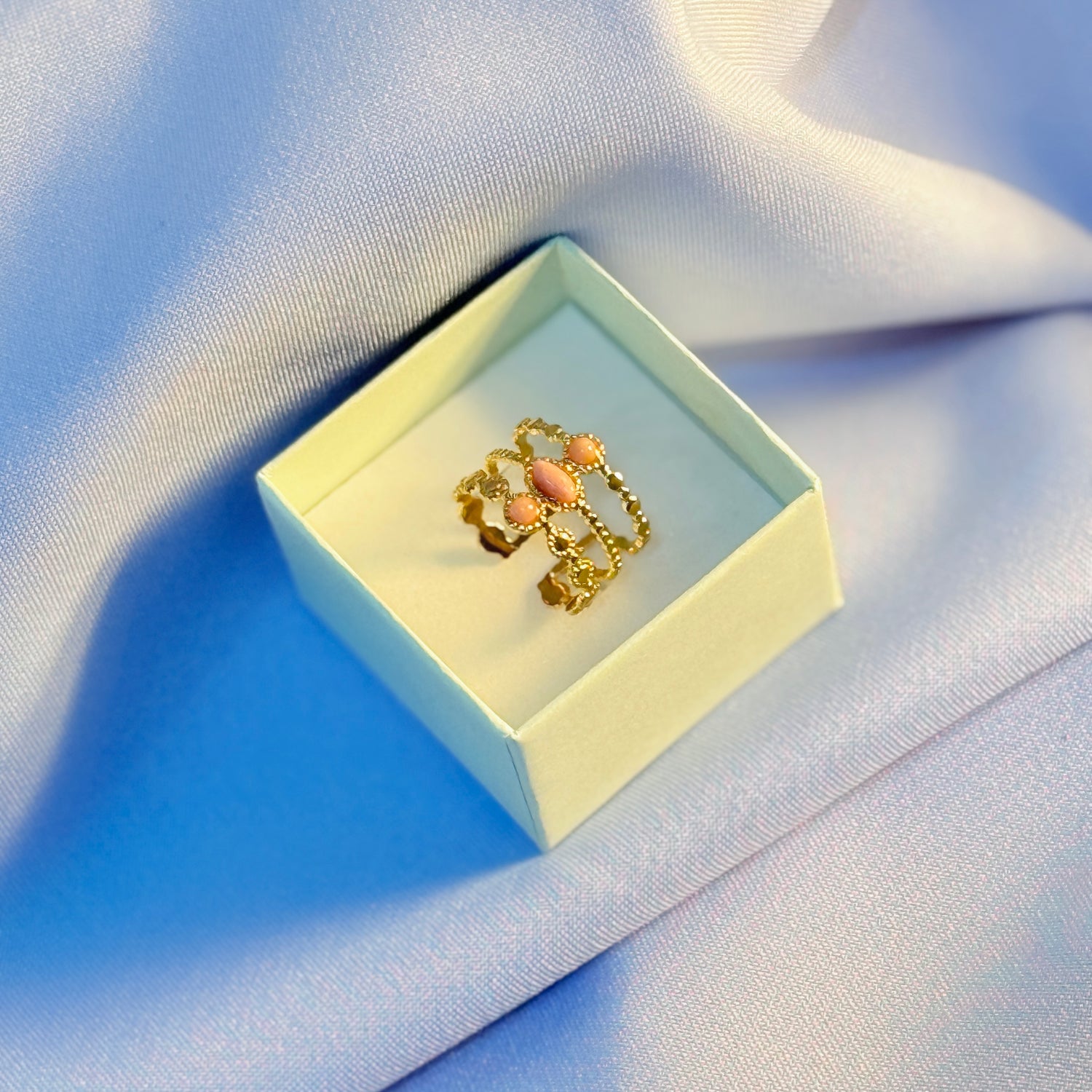 Anillo Triple Diosa | Amor y Equilibrio 🌸