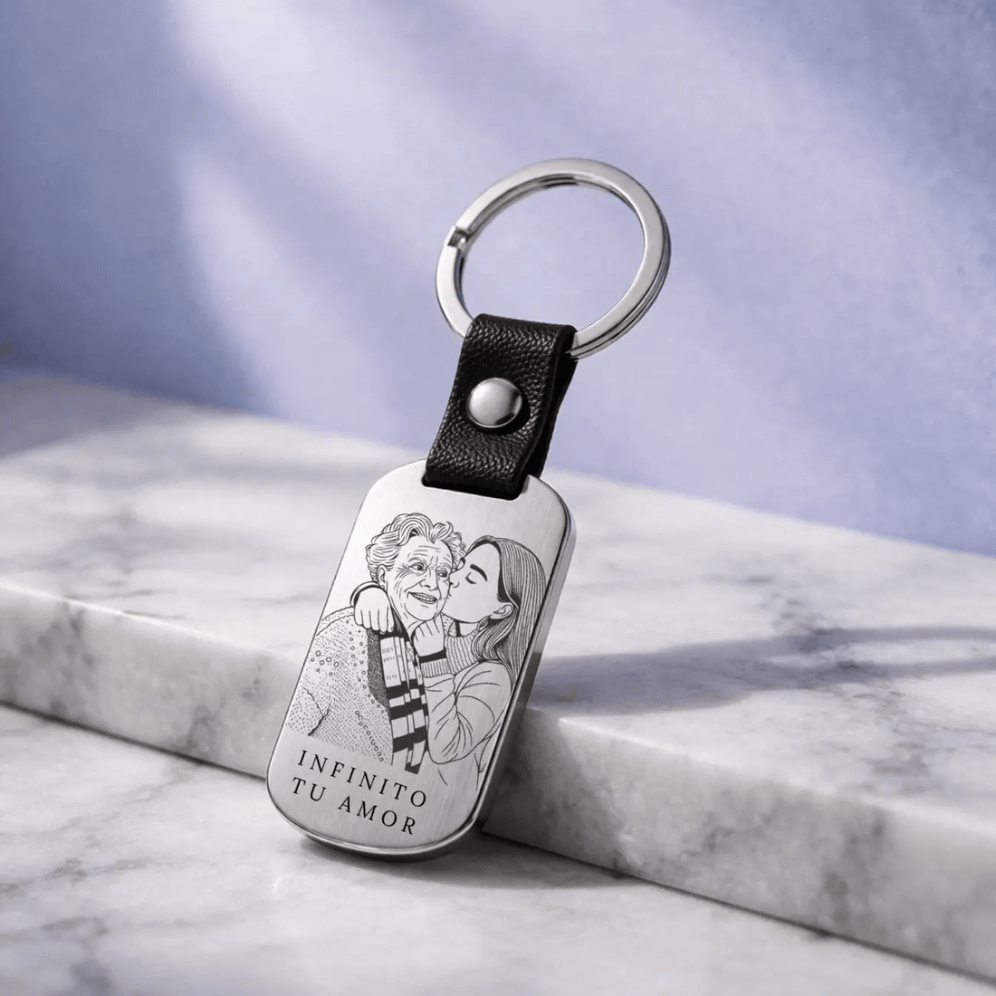 Llavero Premium Amor Eterno 🩷 + Foto Polaroid Gratis 🌟