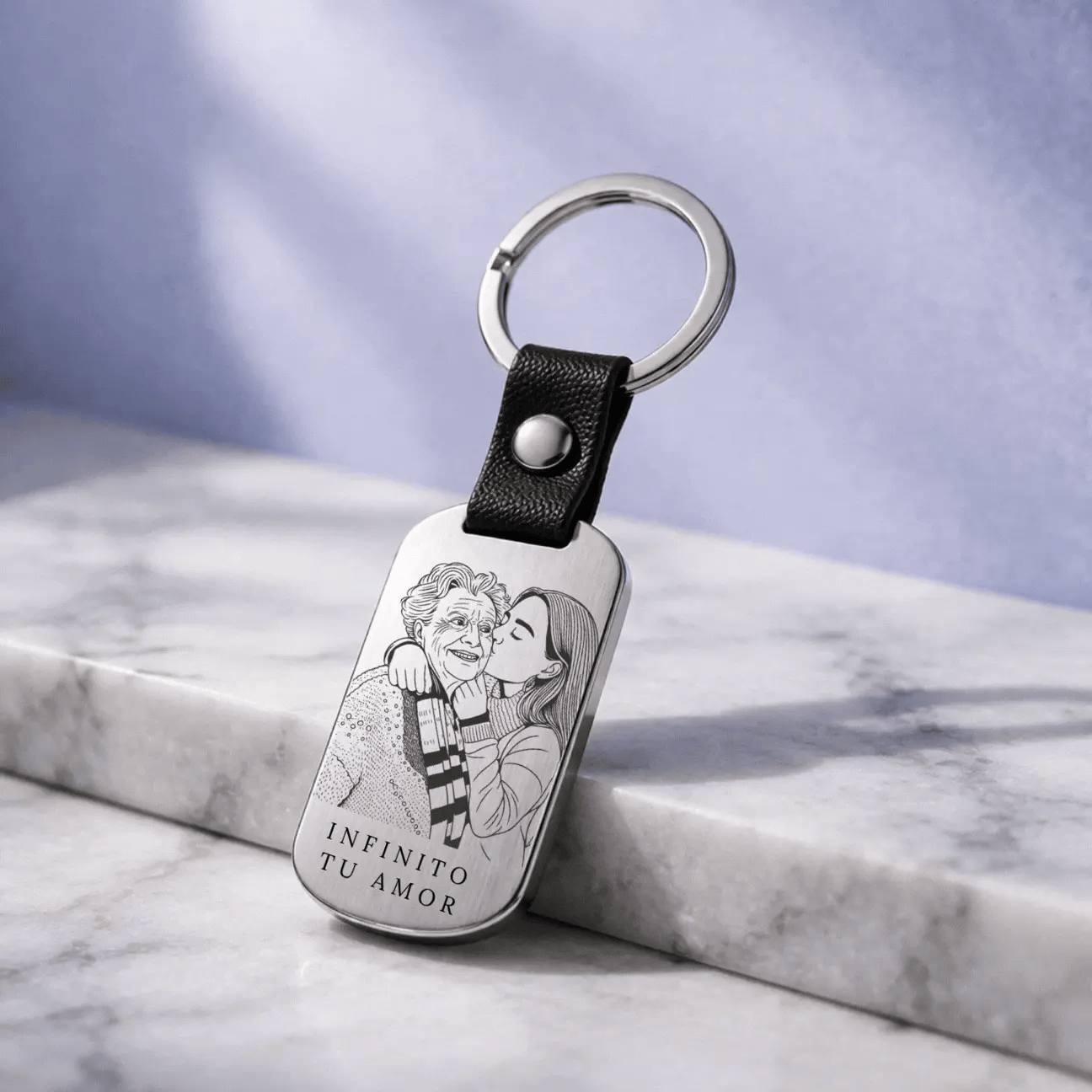 Llavero Premium Amor Eterno 🩷 + Foto Polaroid Gratis 🌟