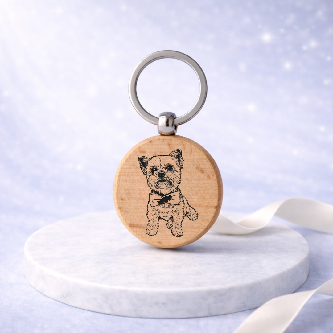 Llavero Madera Personalizado  + Foto Polaroid Gratis 🌟 | Amigo Fiel 💘