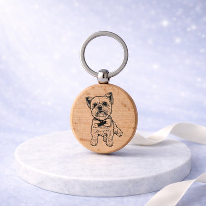 Llavero Madera Personalizado  + Foto Polaroid Gratis 🌟 | Amigo Fiel 💘