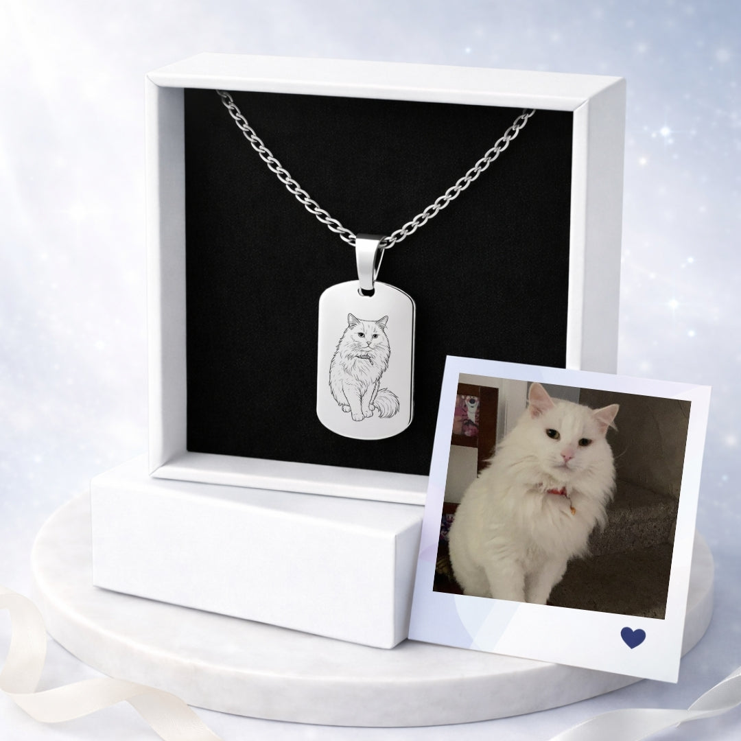 Collar Personalizado + Foto Polaroid Gratis 🌟 | Amigo Fiel 💘