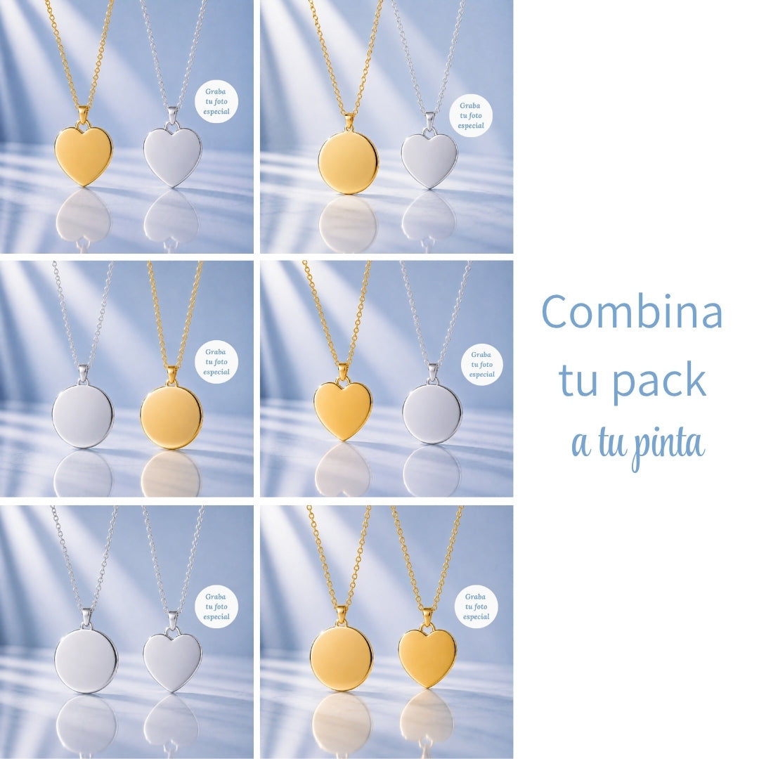 Pack 2 Collares Grabados | Historia Compartida 🫂