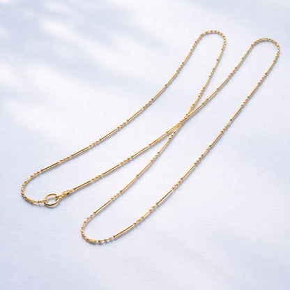 Cadena Barcelona de Plata 925 con Baño en Oro 18K | 45 cm ✨