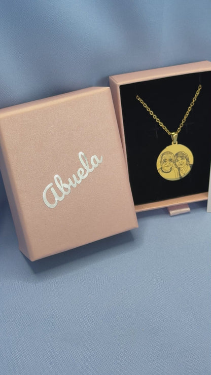 Collar Recuerdo Grabado | La huella del amor eterno ✨
