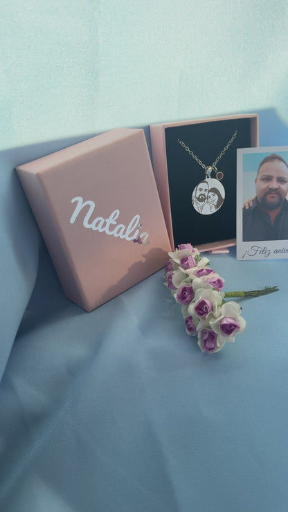 Collar Recuerdo Grabado | La huella del amor eterno ✨