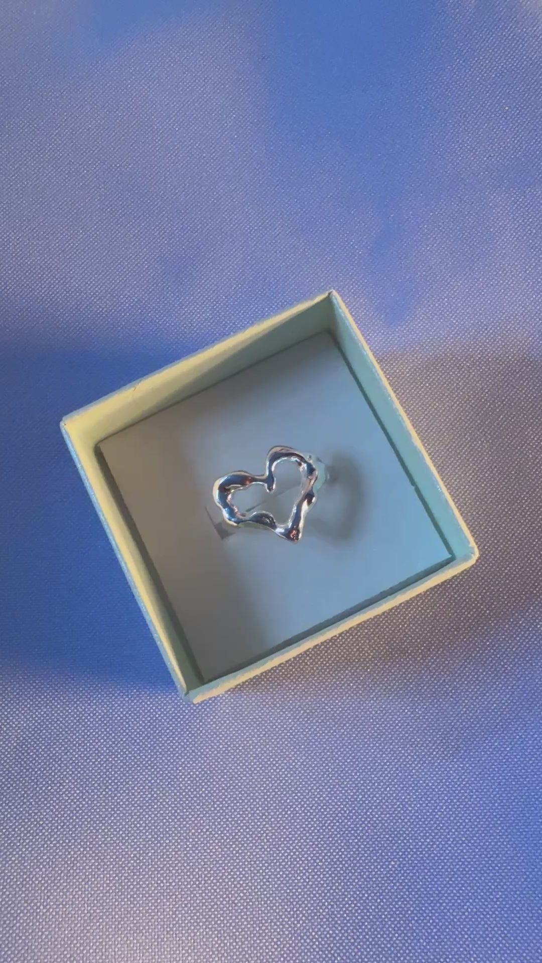 Anillo Corazón Plata Ley 925