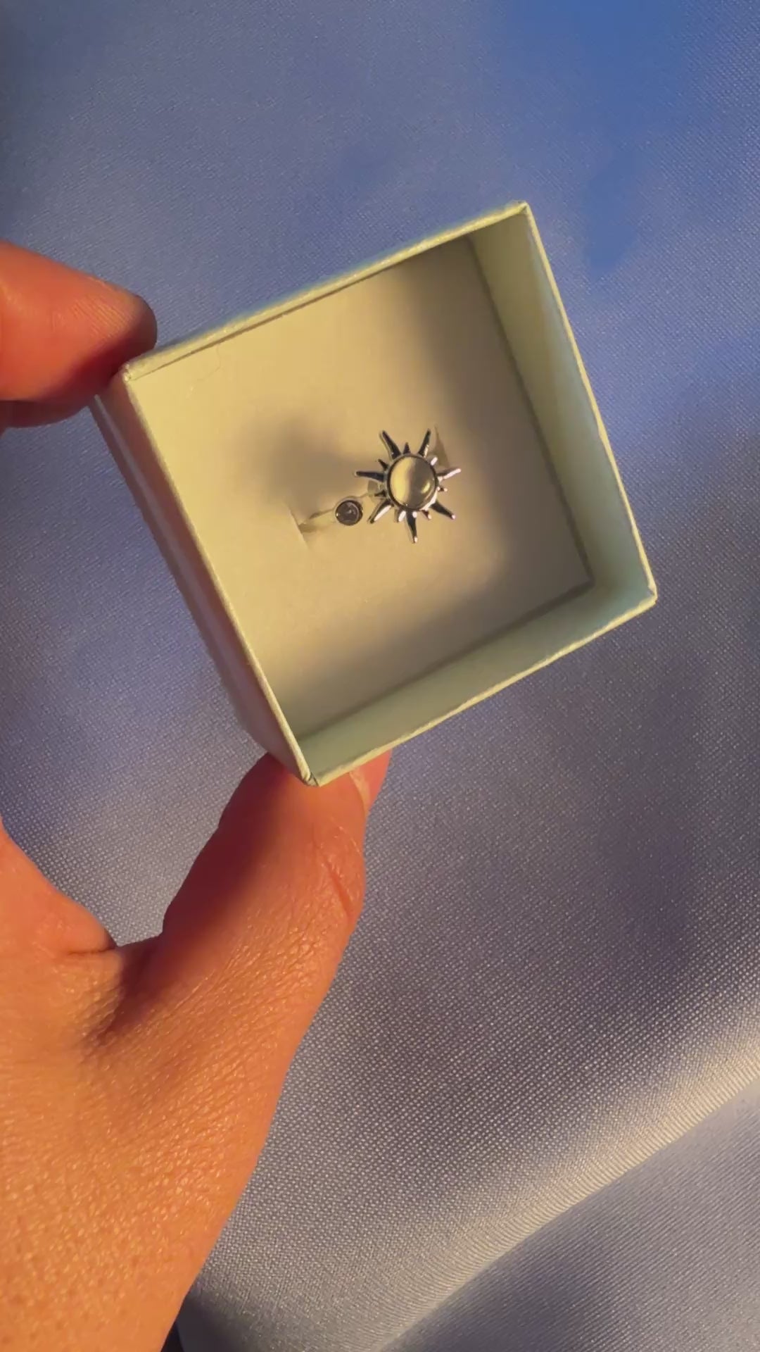 Anillo Sol Ópalo Giratorio: Alivia tu estrés y ansiedad 🧘♀️