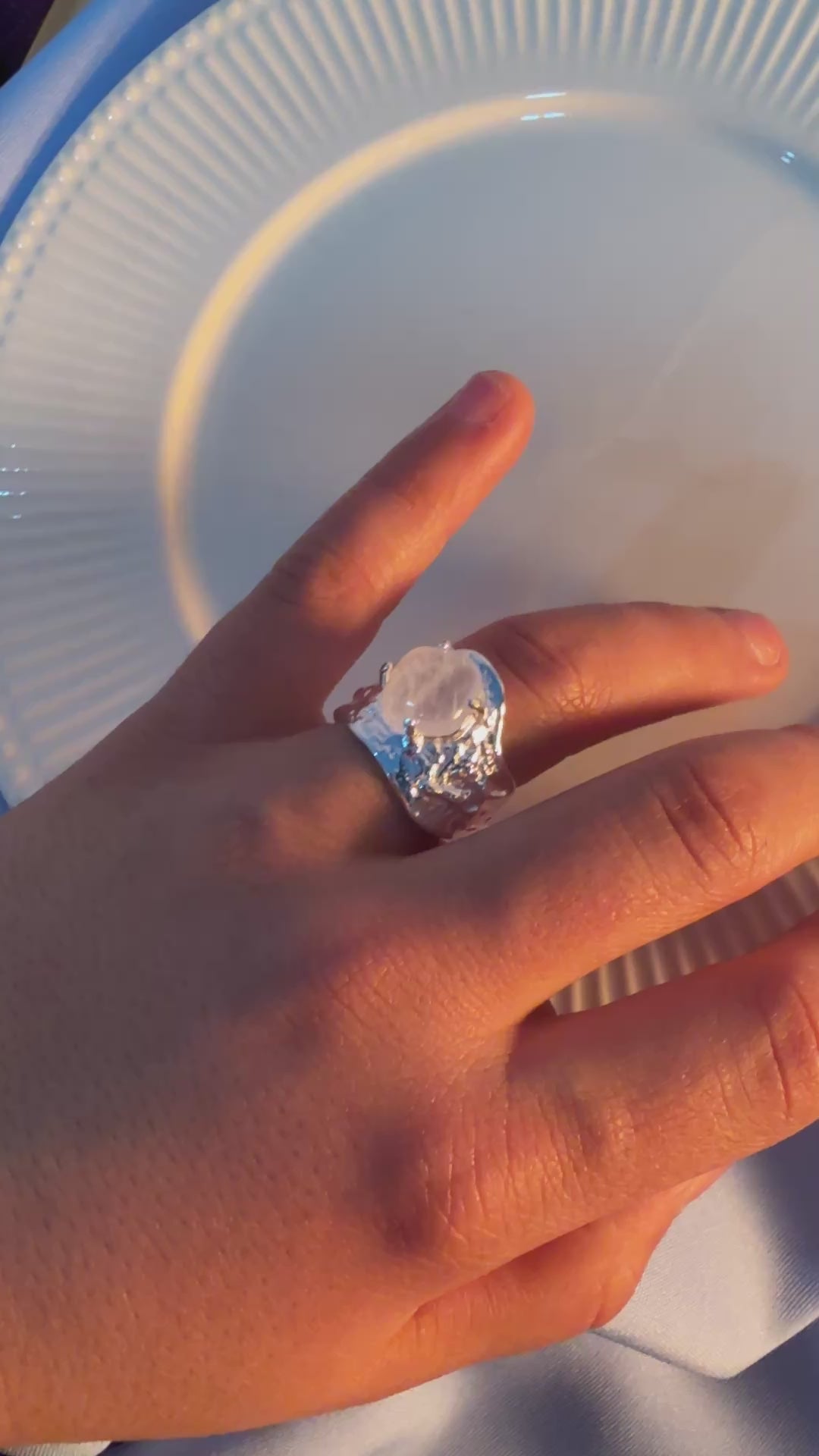 Anillo Diosa Griega Plata 925 | Fuerza Serena 🌕